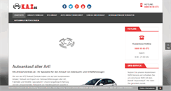 Desktop Screenshot of kfz-ankauf-zentrale.de